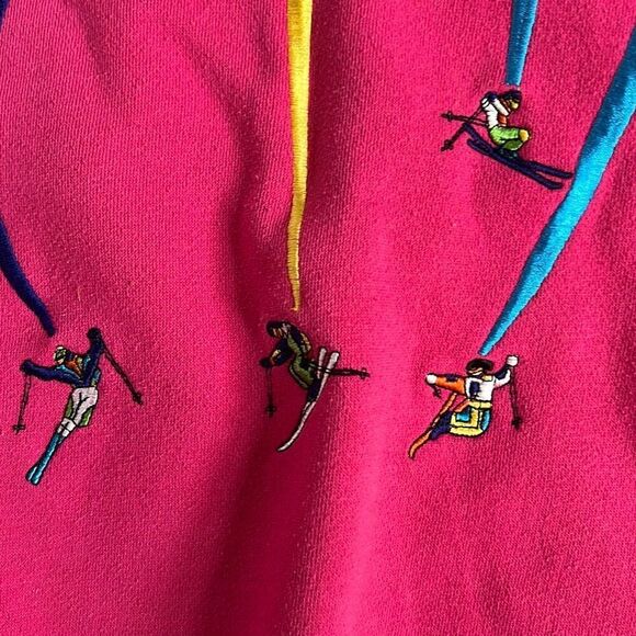 Vintage LimitedToo Kids Embroidered Ski Sweatshirt - Picture 8 of 9